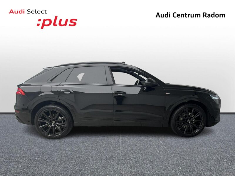 Audi Q8 3.0 TDI 286KM Quattro Sline Oś skrętna Matrix B&O Advance Noktowizor