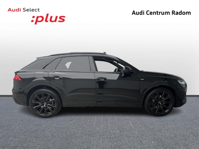 Audi Q8 3.0 TDI 286KM Quattro Sline Oś skrętna Matrix B&O Advance Noktowizor