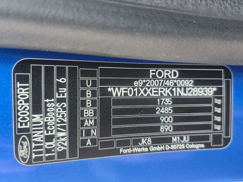 Ford EcoSport TITANIUM Salon Polska 15.000 km Serwis ASO Jak nowy GWARANCJA FV 23% II (2013-)