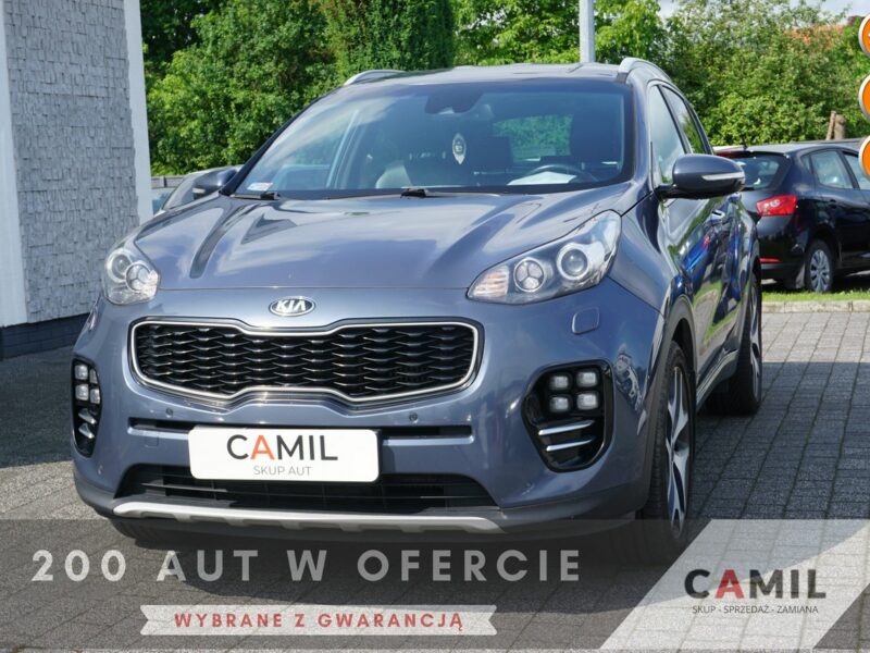 Kia Sportage GT Line, 4x4 AWD, BOSE, polski salon, jeden użytkownik, rok gwarancji, IV (2016-2021)