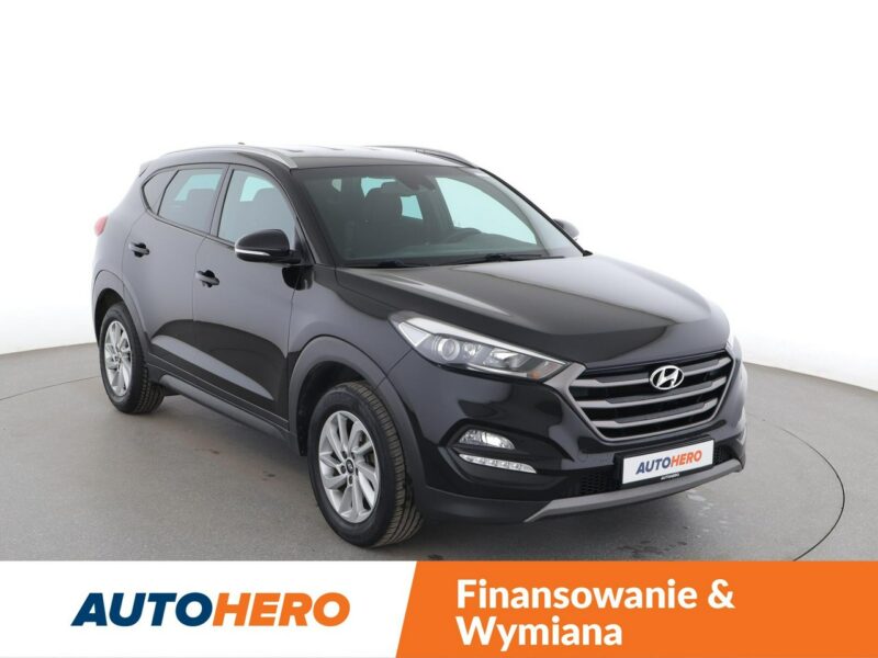 Hyundai Tucson navi klima auto grzane fotele kamera i czujniki parkowania III (2015-2020)