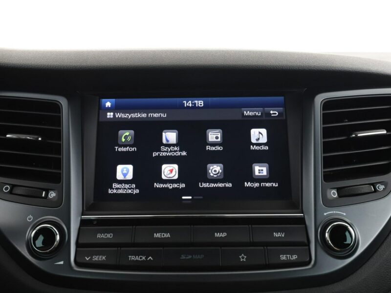 Hyundai Tucson navi klima auto grzane fotele kamera i czujniki parkowania III (2015-2020)
