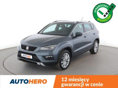 Seat Ateca Xcellence automat 4x4 alcantara panorama navi grzane fotele kamera ACC