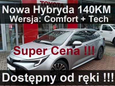 Toyota Corolla Nowa Hybryda 140KM 1,8 Pakiet Tech Comfort Kamera Dostępny - 1355zł E21 (2019-)
