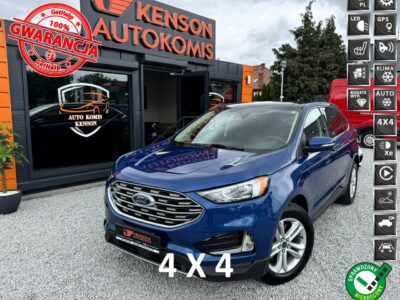 Ford EDGE 4x4, Hak, LED, Klapa El. otwierana klapa, System Europa, Skórzna tapic