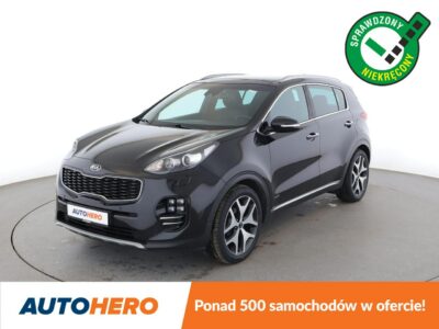 Kia Sportage 4X4 Automat Panorama Navi Klimatyzacja Podgrzewane fotele Skórzana tap IV (2016-2021)