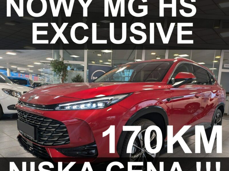MG HS Nowy MG HS Exclusive 170KM Automat Kamera 360 Niska Cena 1553zł