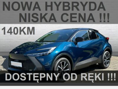 Toyota C-HR Nowa 140KM Hybryda Dostępna od ręki ! Wersja Style Niska Cena !1509 zł