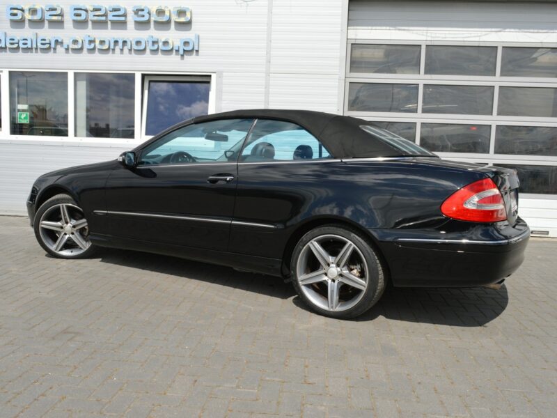 Mercedes CLK 200 1.8i Kompressor Automat Cabrio Avantgarde Skóra Opłaty do 26.03.2026 W209 (2002-)
