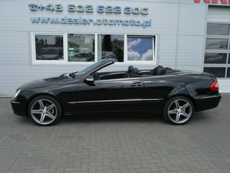 Mercedes CLK 200 1.8i Kompressor Automat Cabrio Avantgarde Skóra Opłaty do 26.03.2026 W209 (2002-)