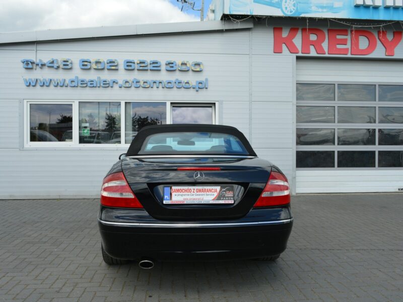 Mercedes CLK 200 1.8i Kompressor Automat Cabrio Avantgarde Skóra Opłaty do 26.03.2026 W209 (2002-)