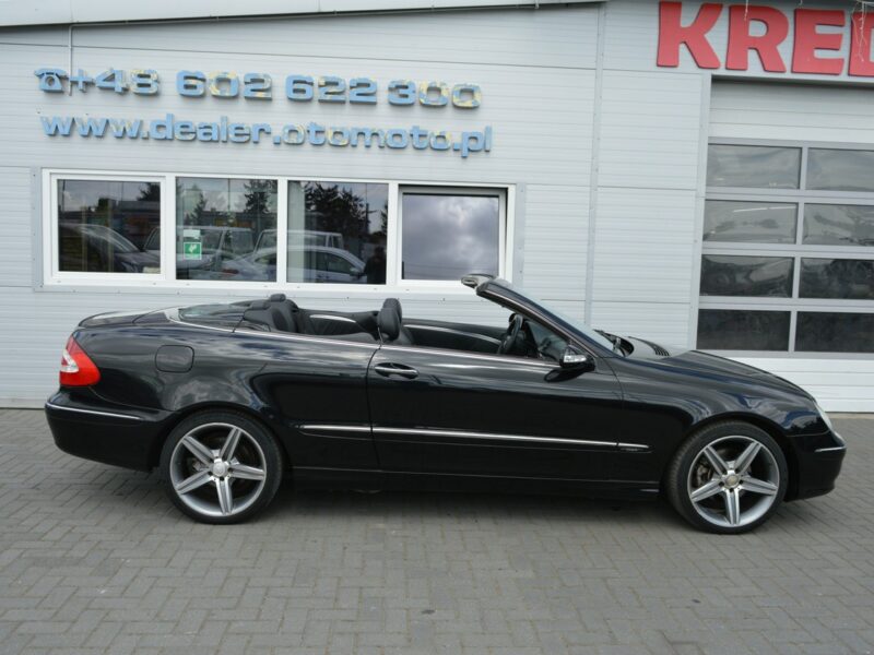 Mercedes CLK 200 1.8i Kompressor Automat Cabrio Avantgarde Skóra Opłaty do 26.03.2026 W209 (2002-)