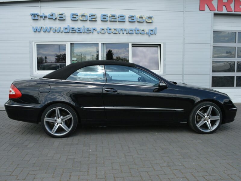Mercedes CLK 200 1.8i Kompressor Automat Cabrio Avantgarde Skóra Opłaty do 26.03.2026 W209 (2002-)