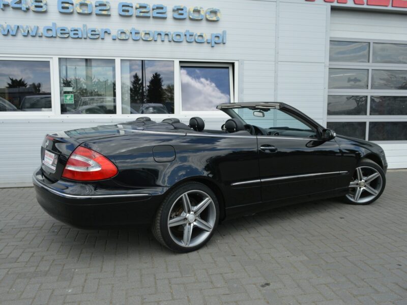 Mercedes CLK 200 1.8i Kompressor Automat Cabrio Avantgarde Skóra Opłaty do 26.03.2026 W209 (2002-)