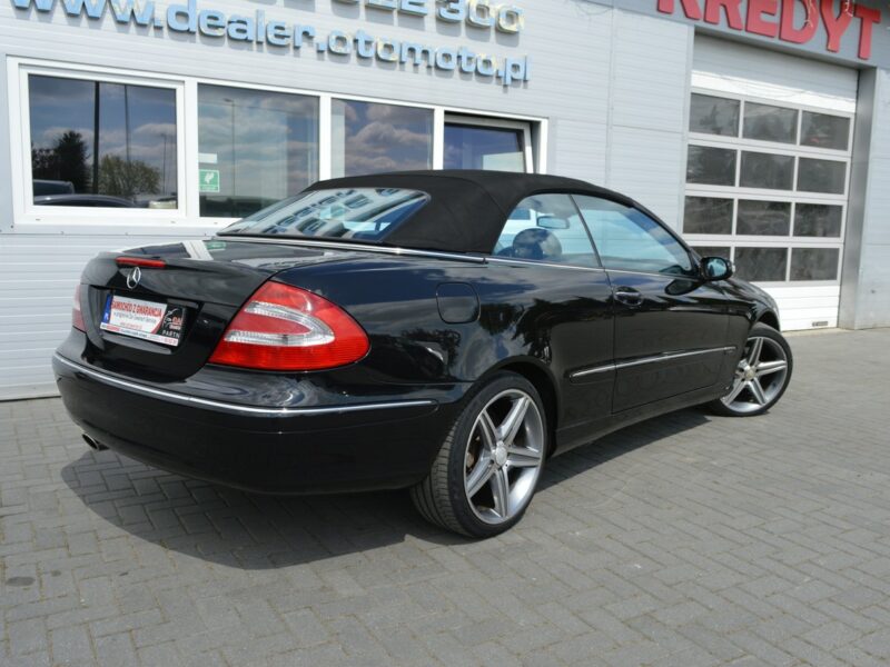 Mercedes CLK 200 1.8i Kompressor Automat Cabrio Avantgarde Skóra Opłaty do 26.03.2026 W209 (2002-)