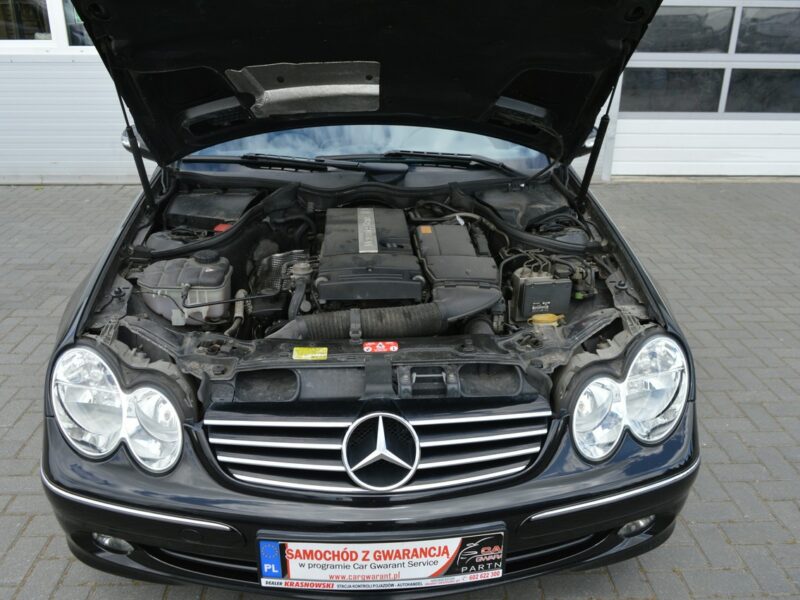 Mercedes CLK 200 1.8i Kompressor Automat Cabrio Avantgarde Skóra Opłaty do 26.03.2026 W209 (2002-)