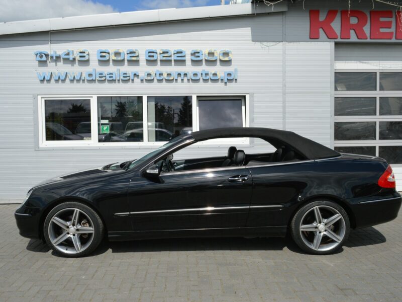 Mercedes CLK 200 1.8i Kompressor Automat Cabrio Avantgarde Skóra Opłaty do 26.03.2026 W209 (2002-)