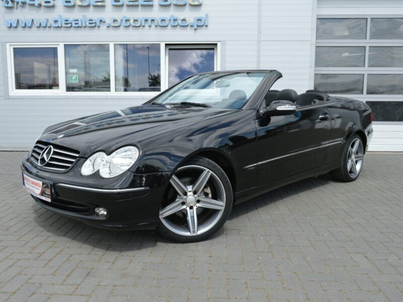 Mercedes CLK 200 1.8i Kompressor Automat Cabrio Avantgarde Skóra Opłaty do 26.03.2026 W209 (2002-)