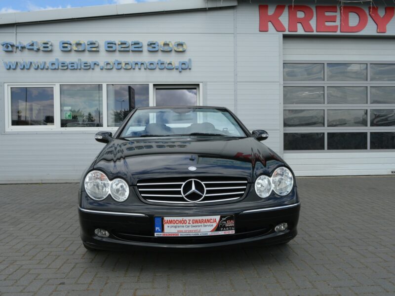 Mercedes CLK 200 1.8i Kompressor Automat Cabrio Avantgarde Skóra Opłaty do 26.03.2026 W209 (2002-)