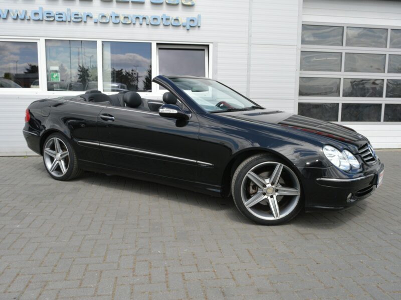 Mercedes CLK 200 1.8i Kompressor Automat Cabrio Avantgarde Skóra Opłaty do 26.03.2026 W209 (2002-)