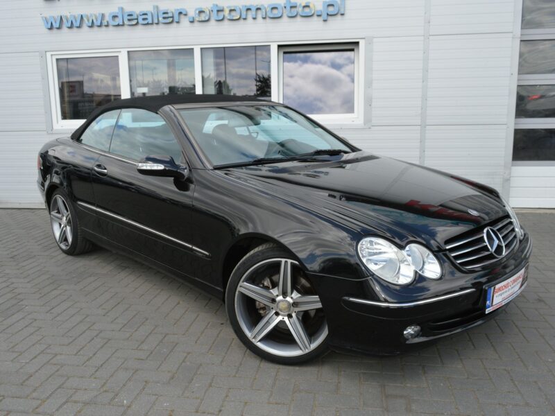 Mercedes CLK 200 1.8i Kompressor Automat Cabrio Avantgarde Skóra Opłaty do 26.03.2026 W209 (2002-)
