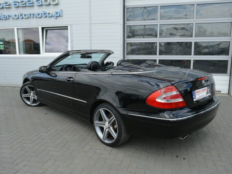 Mercedes CLK 200 1.8i Kompressor Automat Cabrio Avantgarde Skóra Opłaty do 26.03.2026 W209 (2002-)