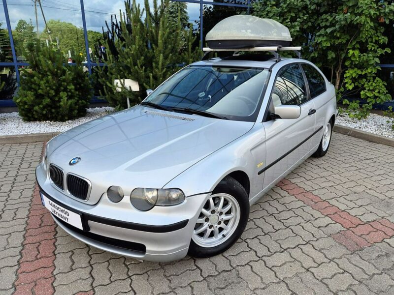 BMW 316 COMPACT * oryginalny przebieg * manual * bagaznik dachowy * warszawa E46 (1998-2007)