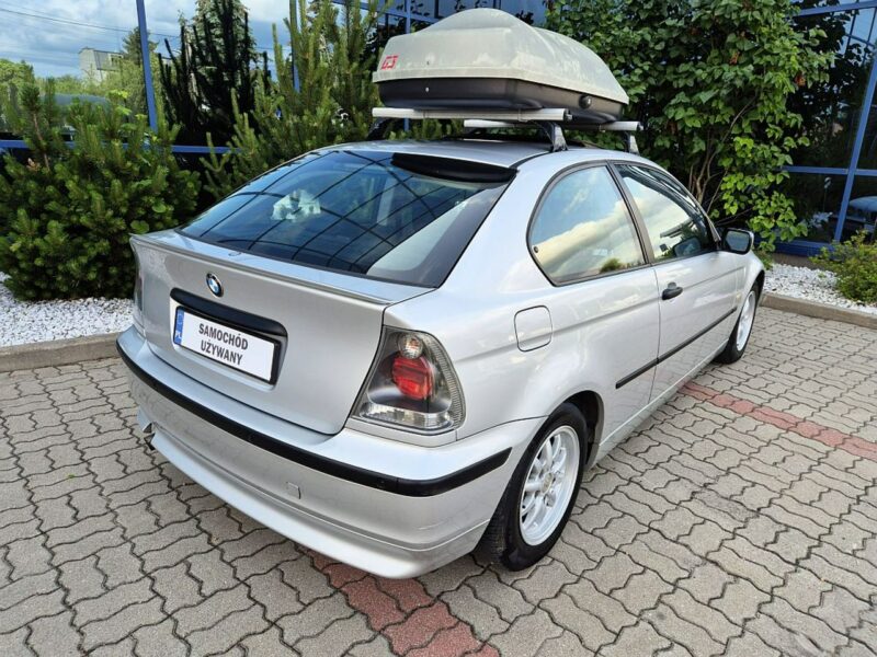 BMW 316 COMPACT * oryginalny przebieg * manual * bagaznik dachowy * warszawa E46 (1998-2007)