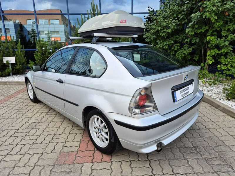 BMW 316 COMPACT * oryginalny przebieg * manual * bagaznik dachowy * warszawa E46 (1998-2007)