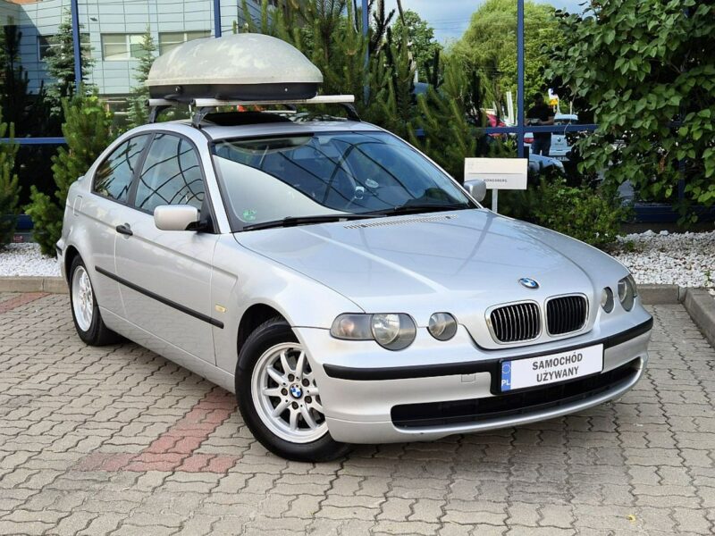 BMW 316 COMPACT * oryginalny przebieg * manual * bagaznik dachowy * warszawa E46 (1998-2007)