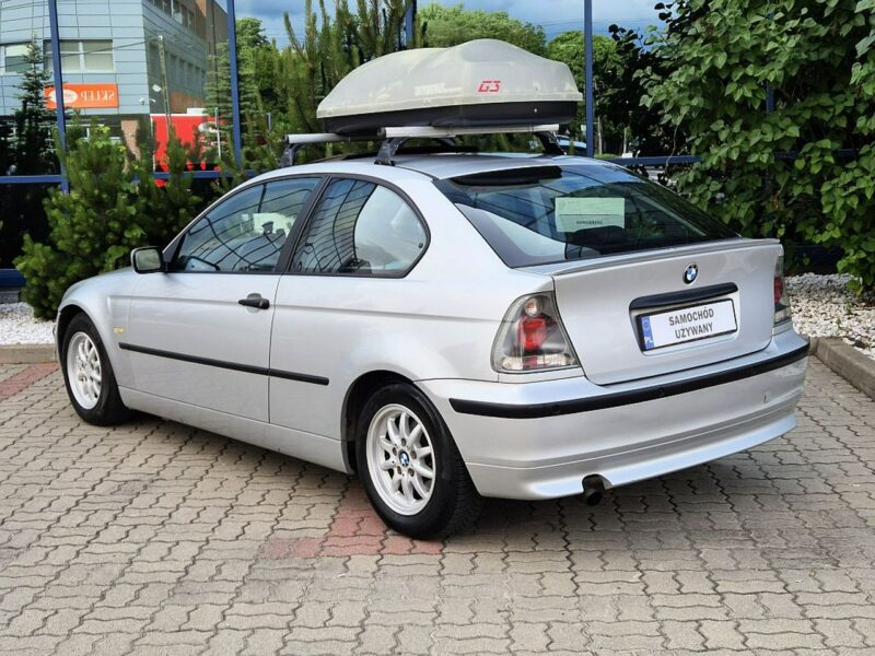 BMW 316 COMPACT * oryginalny przebieg * manual * bagaznik dachowy * warszawa E46 (1998-2007)