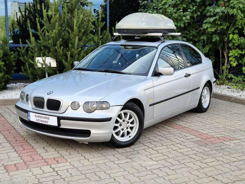 BMW 316 COMPACT * oryginalny przebieg * manual * bagaznik dachowy * warszawa E46 (1998-2007)