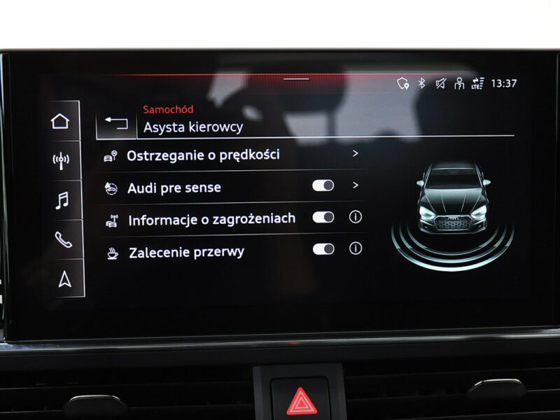 Audi S5 3.0 V6 TDI 341KM Quattro Sline MatrixLed Webasto Tempomat Kamera Nav