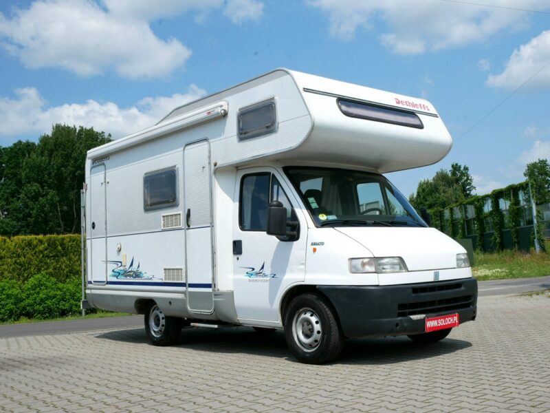Fiat Ducato 2.8i.d.TD 122KM Alkowa Kamper Camper -1 Wł od 4 lat -Solar -Bagażnik II (1994-2006)
