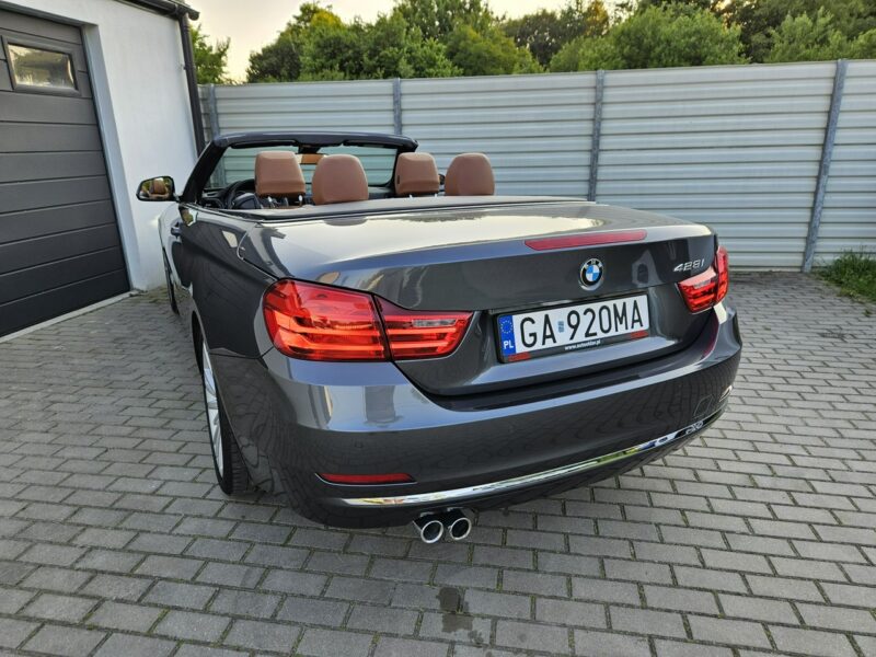 BMW 428 2.0 turbo 245KM benzyna CABRIO automat EUROPEJSKI serwis BMW ZADBANY I (F32/F33/F82)