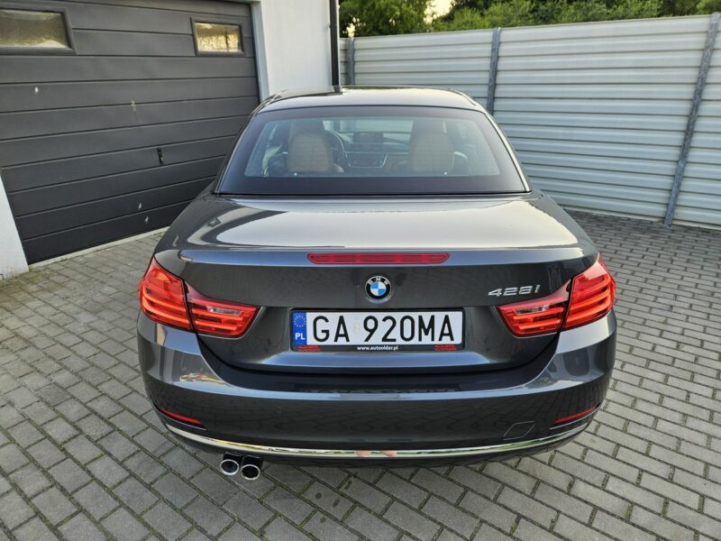 BMW 428 2.0 turbo 245KM benzyna CABRIO automat EUROPEJSKI serwis BMW ZADBANY I (F32/F33/F82)