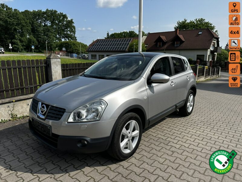 Nissan Qashqai 2,0 benzyna 141 ps 4x4 116 tyś km świeżo zarejestrowany kamera I (2007-2013)