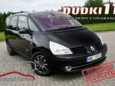 Renault Espace 2,0DCI DUDKI11 Klimatr 2str. DVD.Tempomat.Hak.Parktronic.7 Foteli IV (2003-2014)