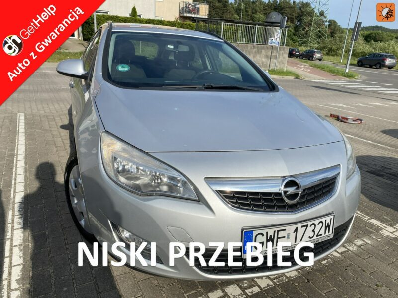 Opel Astra Oszczędny Diesel, klimatyzacja, niski przebieg, 8 airbag, isofix J (2009-2019)