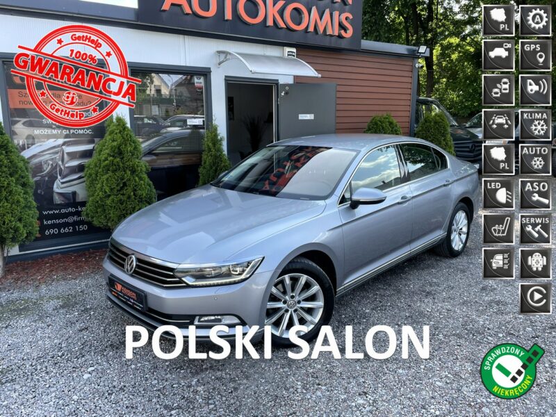Volkswagen Passat LED, Klima, Navi, Temp, Asystenci, Kamera, Grzane Fotele, Martwe Pole B8 (2014-2023)