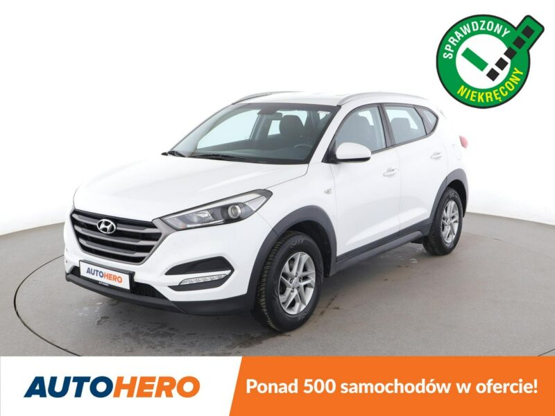 Hyundai Tucson navi klimatyzacja grzane fotele czujniki parkowania III (2015-2020)