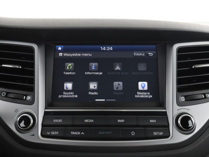 Hyundai Tucson navi klimatyzacja grzane fotele czujniki parkowania III (2015-2020)