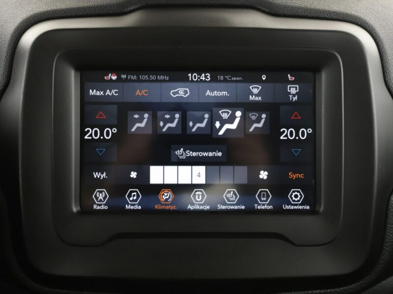Jeep Renegade klima czujniki parkowania grzane fotele i kierownica I (2014-)