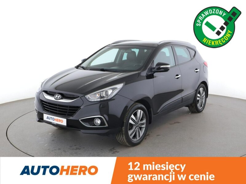 Hyundai ix35 4x4 skóra panorama navi klima auto kamera i czujniki parkowania hak
