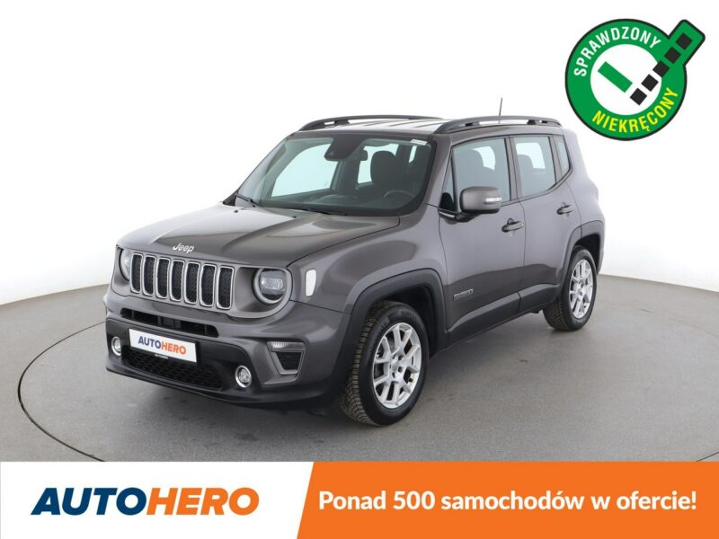 Jeep Renegade 1.0 TGDi Limited Klimatyzacja Tempomat Nawigacja Asystenci Kamera LED 2019
