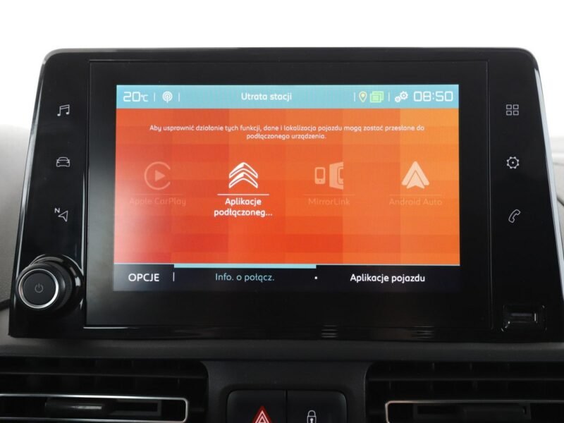 Citroen Berlingo navigacja klima auto czujniki parkowania III (2018-)