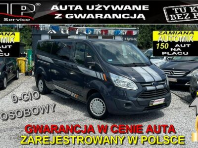 Ford Transit Custom 9CIO os. Salon, 215przebieg,nawiewy,L2H1GWARANCJA-Zamiana Automi-x.pl
