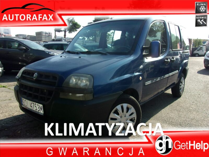Fiat Doblo Klimatyzacja, ABS, Elektryczne szyby, Dwa kluczyki I (2000-2010)