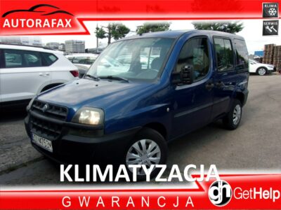 Fiat Doblo Klimatyzacja, ABS, Elektryczne szyby, Dwa kluczyki I (2000-2010)
