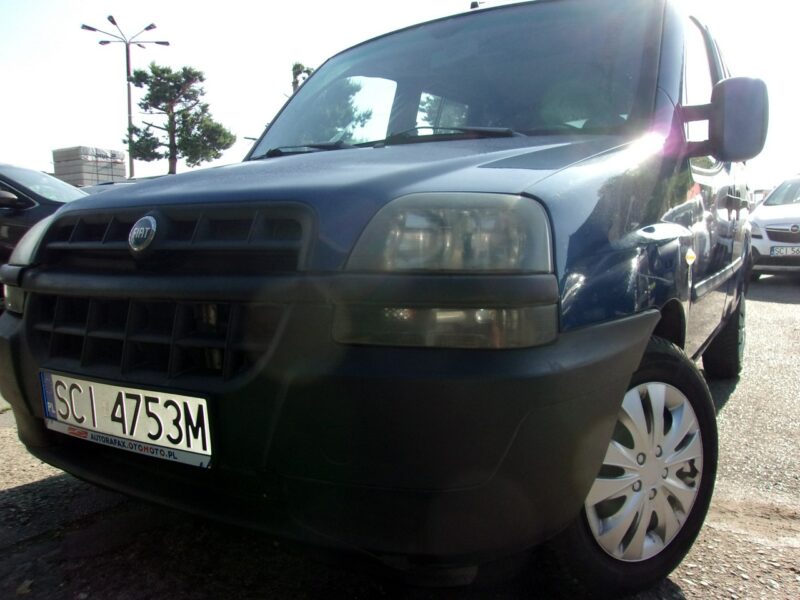 Fiat Doblo Klimatyzacja, ABS, Elektryczne szyby, Dwa kluczyki I (2000-2010)